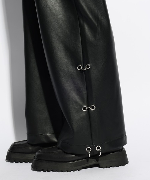 HARE（ハレ）の「スソピアストラウザー(HARE)（スラックス・メンズ・ブラック/ブラック系その他・SMALL/MEDIUM）」の15枚目の写真