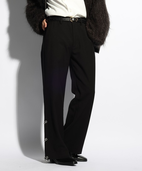 HARE（ハレ）の「スソピアストラウザー(HARE)（スラックス・メンズ・ブラック/ブラック系その他・SMALL/MEDIUM）」の7枚目の写真