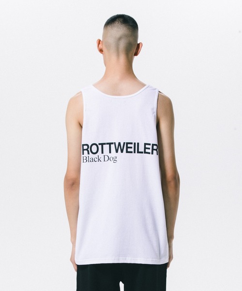 ROTTWEILER（ロットワイラー）の「2 LINE TANK TOP（Tシャツ/カットソー・メンズ・ホワイト/ブラック・XL/M/L/S）」の3枚目の写真