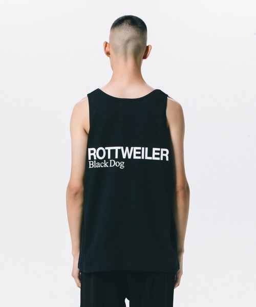 ROTTWEILER（ロットワイラー）の「2 LINE TANK TOP（Tシャツ/カットソー・メンズ・ホワイト/ブラック・XL/M/L/S）」の4枚目の写真