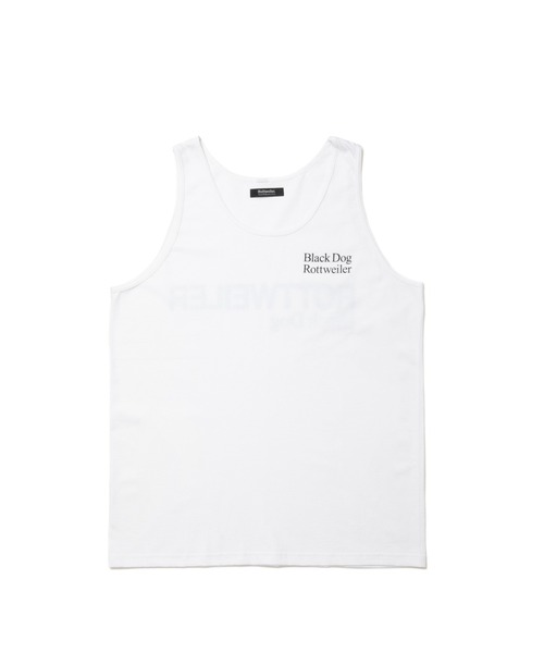 ROTTWEILER（ロットワイラー）の「2 LINE TANK TOP（Tシャツ/カットソー・メンズ・ホワイト/ブラック・XL/M/L/S）」の5枚目の写真