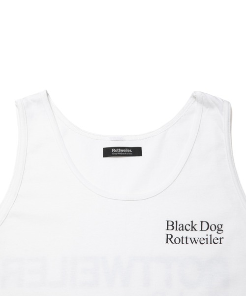 ROTTWEILER（ロットワイラー）の「2 LINE TANK TOP（Tシャツ/カットソー・メンズ・ホワイト/ブラック・XL/M/L/S）」の6枚目の写真