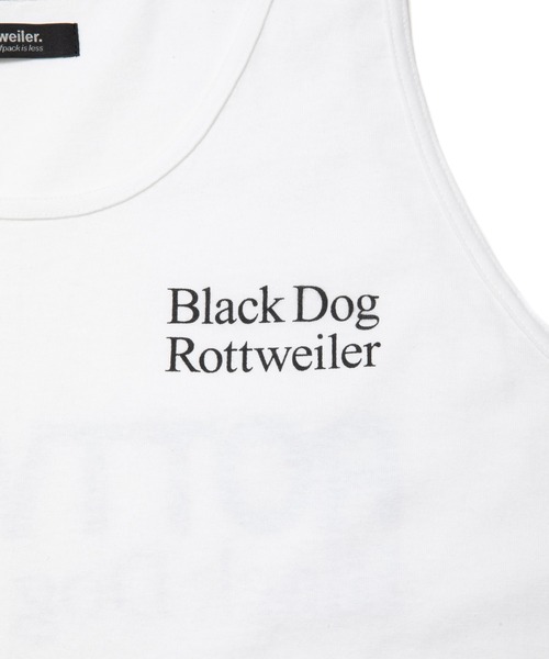 ROTTWEILER（ロットワイラー）の「2 LINE TANK TOP（Tシャツ/カットソー・メンズ・ホワイト/ブラック・XL/M/L/S）」の7枚目の写真