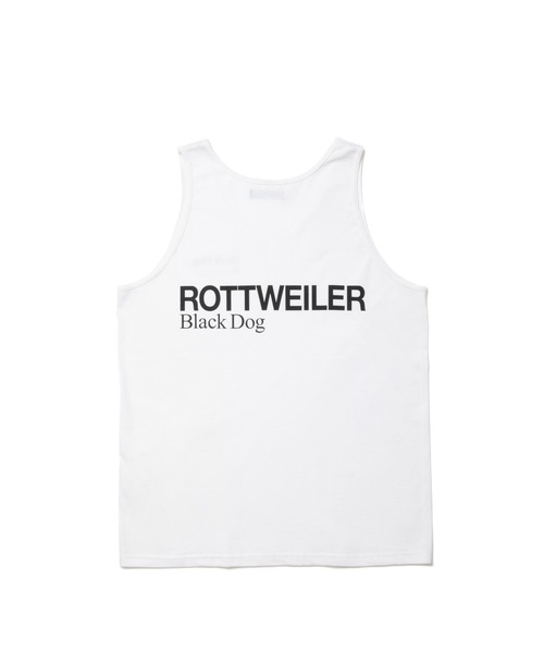 ROTTWEILER（ロットワイラー）の「2 LINE TANK TOP（Tシャツ/カットソー・メンズ・ホワイト/ブラック・XL/M/L/S）」の8枚目の写真