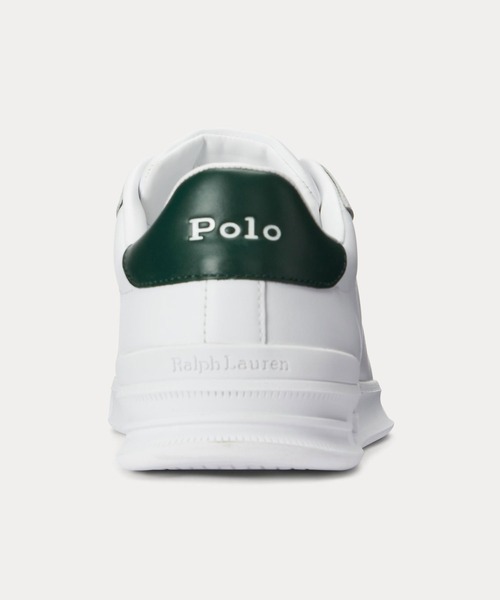 POLO RALPH LAUREN（ポロ ラルフ ローレン）の「ポロ ラルフ ローレン HRT CT II ヘリテージコート 2 スニーカー（スニーカー・メンズ・ホワイト×ネイビー/ホワイト×グリーン・100/90/80/75/85/95）」の4枚目の写真