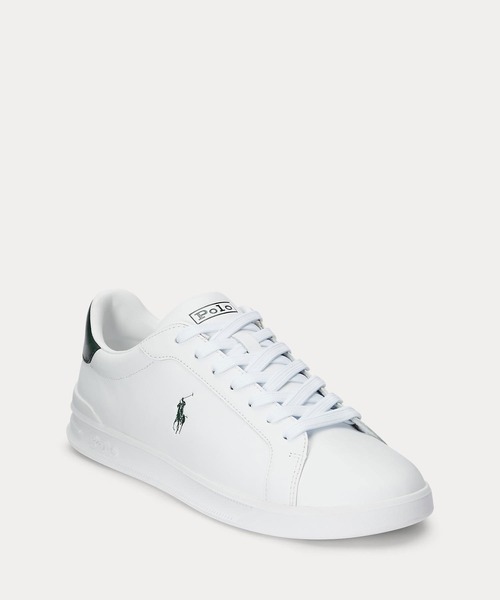 POLO RALPH LAUREN（ポロ ラルフ ローレン）の「ポロ ラルフ ローレン HRT CT II ヘリテージコート 2 スニーカー（スニーカー・メンズ・ホワイト×ネイビー/ホワイト×グリーン・100/90/80/75/85/95）」の3枚目の写真