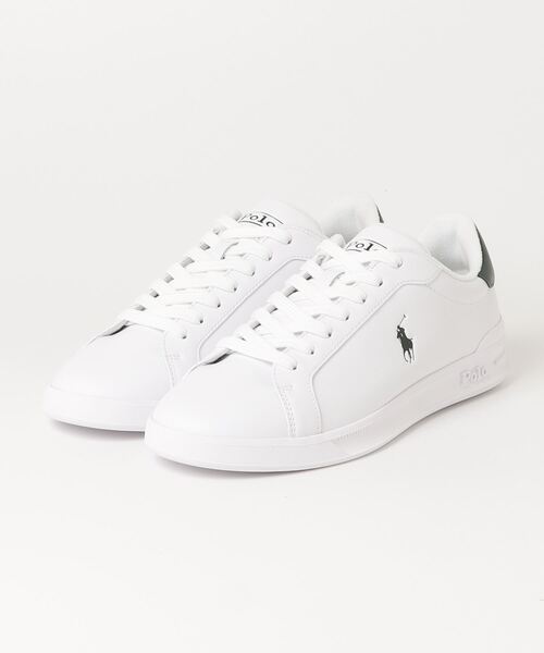POLO RALPH LAUREN（ポロ ラルフ ローレン）の「ポロ ラルフ ローレン HRT CT II ヘリテージコート 2 スニーカー（スニーカー・メンズ・ホワイト×ネイビー/ホワイト×グリーン・100/90/80/75/85/95）」の5枚目の写真