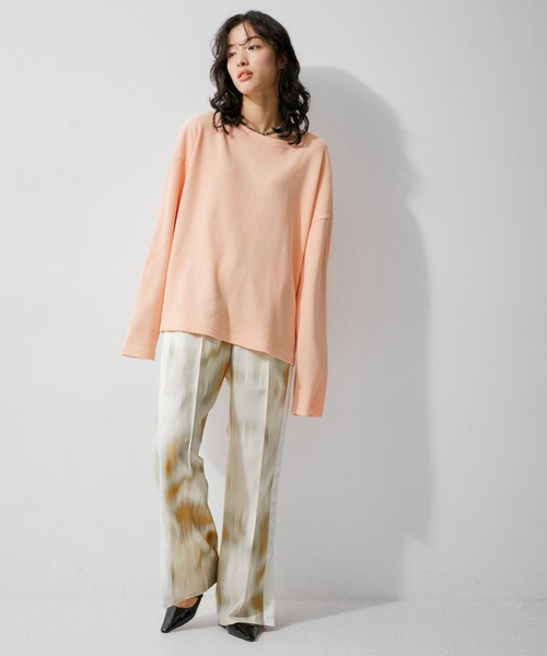 MILLER（ミラー）の「【Miller for ADAM ET ROPE'】別注WAFFLE L/S TEE（Tシャツ/カットソー・レディース・ベージュ/レッド/ピンク・FREE）」の11枚目の写真