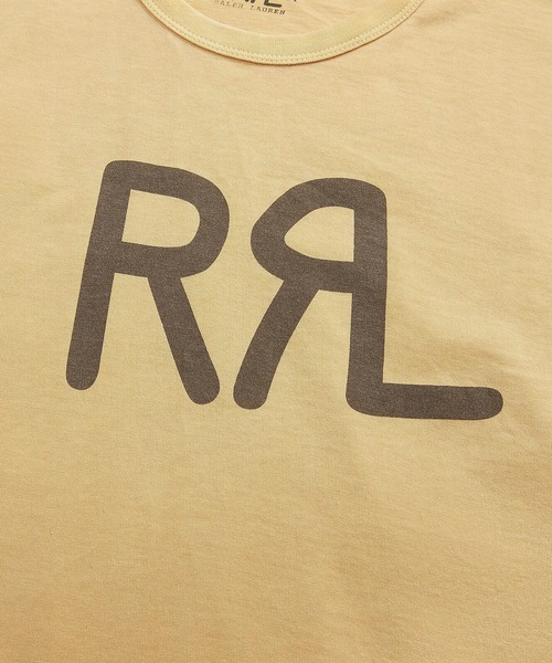 RRL（ダブル アール エル）の「ロゴ ジャージー Tシャツ（Tシャツ/カットソー・メンズ・イエロー・L/M/S/XL/XS/XXL）」の6枚目の写真