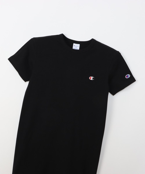 Champion（チャンピオン）の「【Champion/チャンピオン】キッズ ベーシック ショートスリーブワンピースドレス（ワンピース・キッズ・ネイビー/グリーン系その他/ゴールド/アクア/ブラック/オートミール・100/110/120/130/140/150/160）」の8枚目の写真