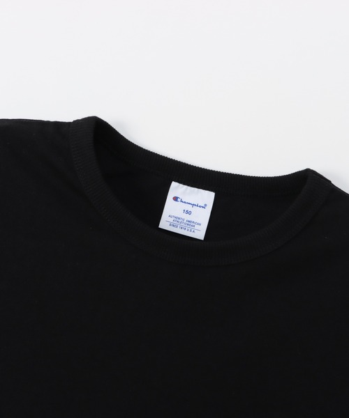 Champion（チャンピオン）の「【Champion/チャンピオン】キッズ ベーシック ショートスリーブワンピースドレス（ワンピース・キッズ・ネイビー/グリーン系その他/ゴールド/アクア/ブラック/オートミール・100/110/120/130/140/150/160）」の9枚目の写真