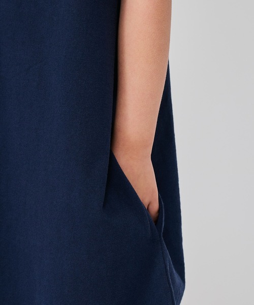 Champion（チャンピオン）の「【Champion/チャンピオン】キッズ ベーシック ショートスリーブワンピースドレス（ワンピース・キッズ・ネイビー/グリーン系その他/ゴールド/アクア/ブラック/オートミール・100/110/120/130/140/150/160）」の16枚目の写真