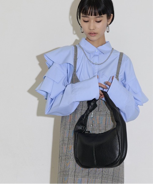 【Cider】フェイク レザー トップ ハンドル バッグ 2色 1741767088000-i8Tzwn.jpg