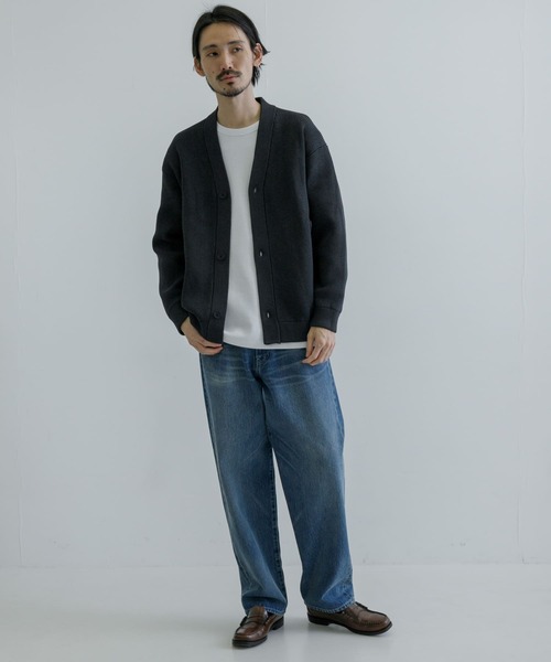 URBAN RESEARCH(アーバンリサーチ)の「9G畦Vカーディガン(カーディガン/ボレロ・メンズ・チャコールグレー/ブラック/ブルー/グリーン・LARGE/MEDIUM)」の10枚目の写真