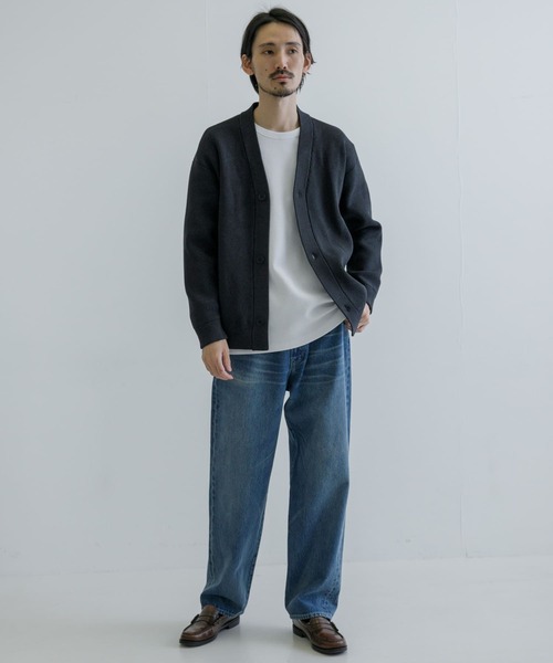 URBAN RESEARCH(アーバンリサーチ)の「9G畦Vカーディガン(カーディガン/ボレロ・メンズ・チャコールグレー/ブラック/ブルー/グリーン・LARGE/MEDIUM)」の11枚目の写真