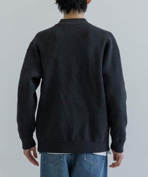 URBAN RESEARCH(アーバンリサーチ)の「9G畦Vカーディガン(カーディガン/ボレロ・メンズ・チャコールグレー/ブラック/ブルー/グリーン・LARGE/MEDIUM)」の22枚目の写真