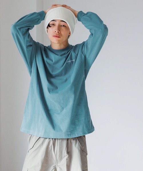 LOWRYS FARM(ローリーズファーム)の「ジャクソンポロックロンT 102612(Tシャツ/カットソー・メンズ・ホワイト/ブラック/ブルー・MEDIUM/LARGE)」の2枚目の写真