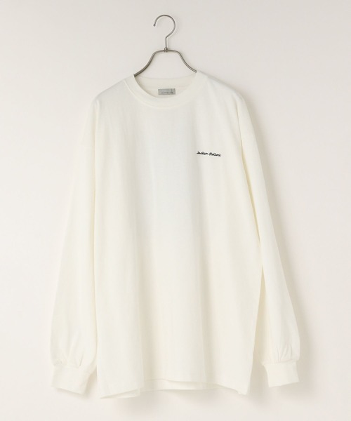 LOWRYS FARM(ローリーズファーム)の「ジャクソンポロックロンT 102612(Tシャツ/カットソー・メンズ・ホワイト/ブラック/ブルー・MEDIUM/LARGE)」の4枚目の写真