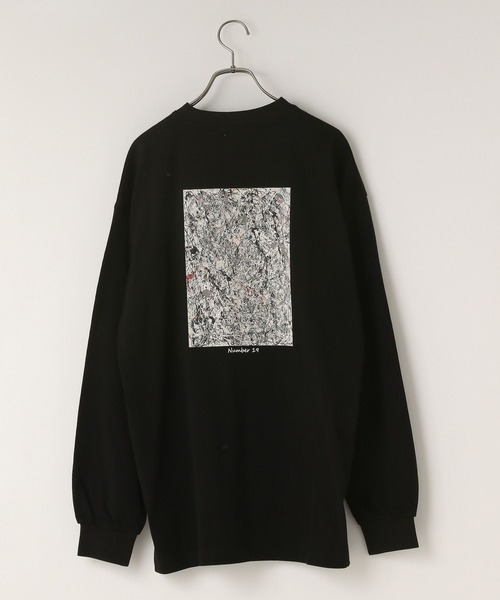 LOWRYS FARM(ローリーズファーム)の「ジャクソンポロックロンT 102612(Tシャツ/カットソー・メンズ・ホワイト/ブラック/ブルー・MEDIUM/LARGE)」の7枚目の写真