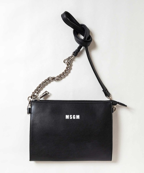 MSGM(エムエスジーエム)の「MSGM(エムエスジーエム)Kids & Junior ブランドロゴショルダーバッグ(ショルダーバッグ・キッズ・オフホワイト/ブラック・ONE SIZE)」の8枚目の写真