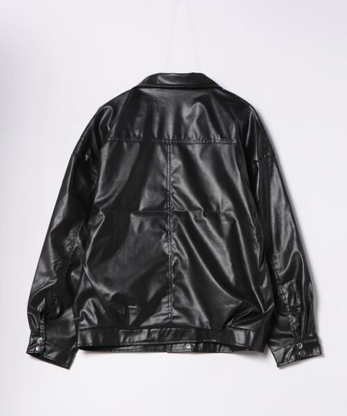 almo（アルモ）の「合成皮革ダブルライダースジャケット(NEZ)（ライダースジャケット・レディース・ブラック・FREE）」の19枚目の写真