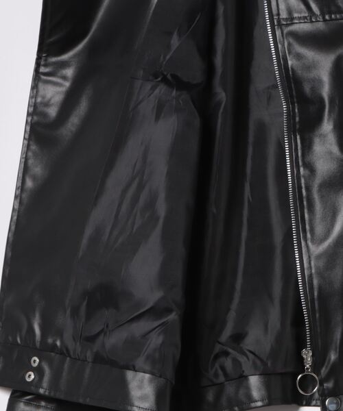 almo（アルモ）の「合成皮革ダブルライダースジャケット(NEZ)（ライダースジャケット・レディース・ブラック・FREE）」の20枚目の写真