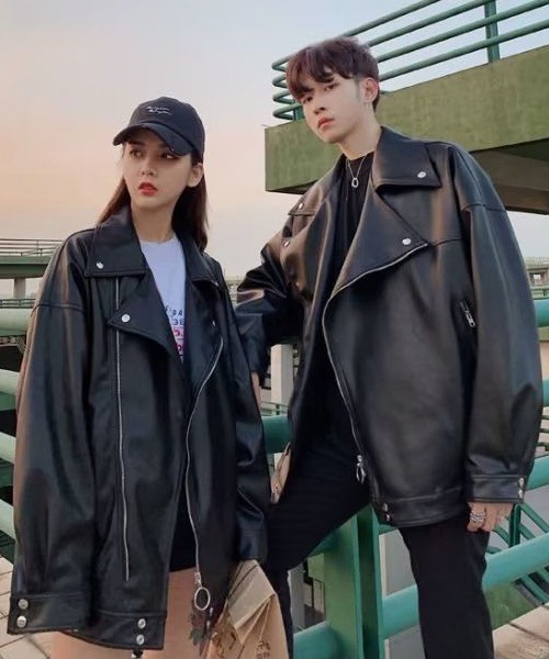 almo（アルモ）の「合成皮革ダブルライダースジャケット(NEZ)（ライダースジャケット・レディース・ブラック・FREE）」の3枚目の写真