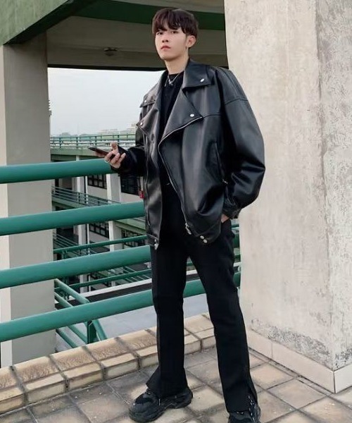 almo（アルモ）の「合成皮革ダブルライダースジャケット(NEZ)（ライダースジャケット・レディース・ブラック・FREE）」の12枚目の写真