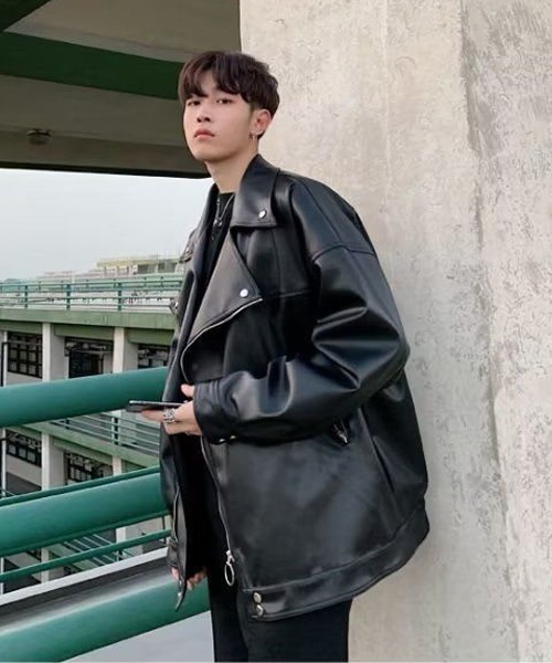 almo（アルモ）の「合成皮革ダブルライダースジャケット(NEZ)（ライダースジャケット・レディース・ブラック・FREE）」の13枚目の写真