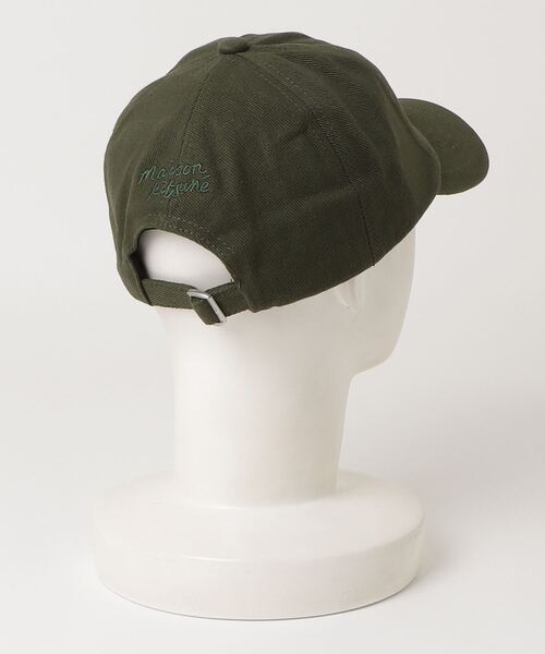 帽子 Bold Fox Head 6p Cap Cotton BOLD FOX HEAD LEATHER PATCH 6P CAP | Maison Kitsuné