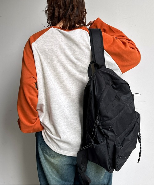 U.S. POLO ASSN.(ユーエスポロアッスン)の「1ポイントミニ裏毛ラグランプルオーバー(Tシャツ/カットソー・メンズ・オフホワイト/グレー/アイボリー/ブラック/ホワイト・MEDIUM/LARGE)」の8枚目の写真