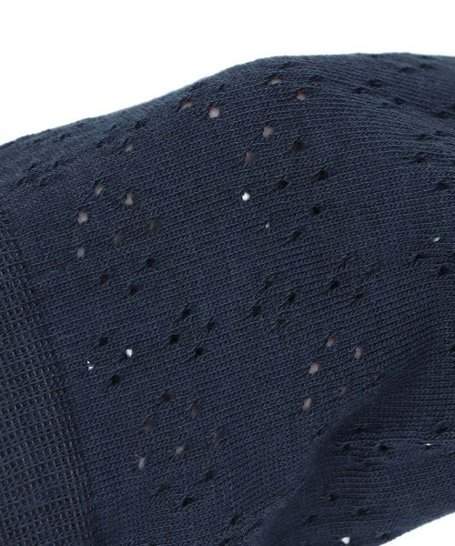 POLO RALPH LAUREN(ポロ ラルフ ローレン)の「POLO RALPH LAUREN レディース ペアクール アイレット クルーソックス 03207451(ソックス/靴下・レディース・オフホワイト/ネイビー/サックスブルー/パープル系その他・23-24cm)」の6枚目の写真