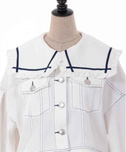 axes femme POETIQUE（アクシーズファムポエティック）の「セーラー襟