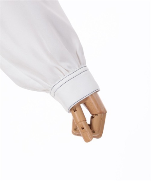 axes femme POETIQUE（アクシーズファムポエティック）の「セーラー襟ショートブルゾン（ブルゾン・レディース・キナリ/インディゴブルー/ブラック・MEDIUM）」の14枚目の写真