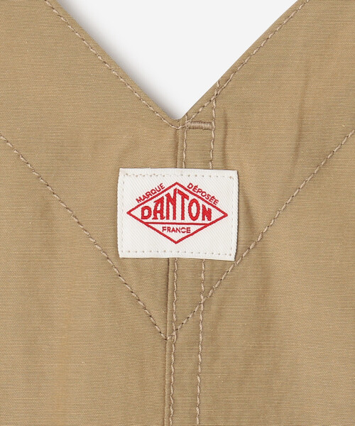 Vネック サロペットワンピース ダントン DANTON（ダントン）の「DANTON | Vネック サロペットスカート