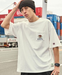 DISCUS ATHLETIC（ディスカス　アスレチック）の「【DISCUS×University】 ヴィンテージライク  オーバーン カレッジデザイン オーバーサイズ半袖Tシャツ（Tシャツ/カットソー・レディース）」