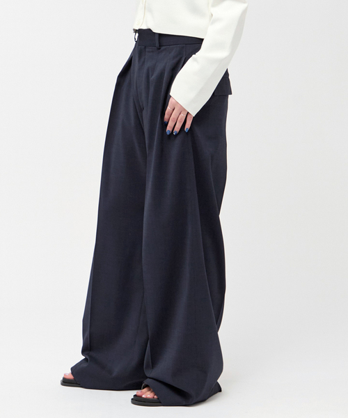 ツイルハイウエステッドパンツ（スラックス）｜AP STUDIO