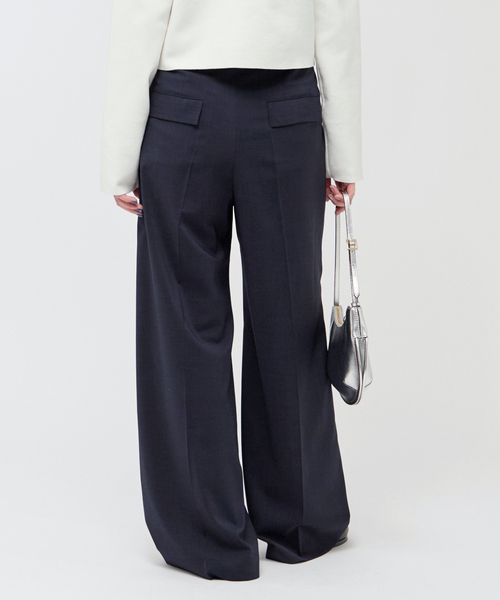 美品　AP STUDIO ツイルルージーパンツ ツイルハイウエステッドパンツ（スラックス）｜AP STUDIO