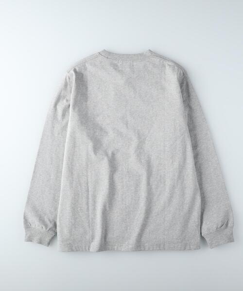 BACK NUMBER(バックナンバー)の「BACK NUMBER(バックナンバー)【S〜2XL展開】天竺クルー長袖Tシャツ(Tシャツ/カットソー・メンズ・ブラック/グレー/ホワイト・S/M/L/XL/XXL)」の20枚目の写真