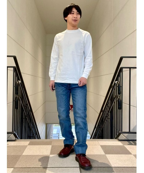 BACK NUMBER(バックナンバー)の「BACK NUMBER(バックナンバー)【S〜2XL展開】天竺クルー長袖Tシャツ(Tシャツ/カットソー・メンズ・ブラック/グレー/ホワイト・S/M/L/XL/XXL)」の16枚目の写真