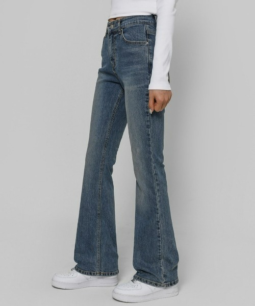 BLACKUP（ブラックアップ）の「[B-DENIM] VINTAGE SLIM BOOTS-CUT 020（デニムパンツ・レディース・ブルー・S-Short/S-Long/M-Short/M-Long/L-Short/L-Long）」の12枚目の写真