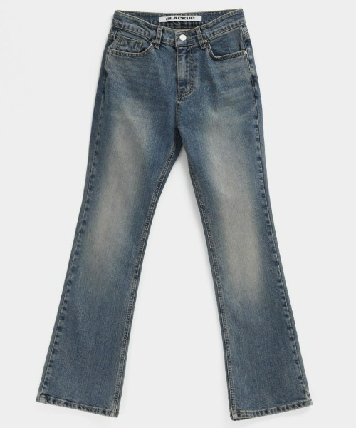 BLACKUP（ブラックアップ）の「[B-DENIM] VINTAGE SLIM BOOTS-CUT 020（デニムパンツ・レディース・ブルー・S-Short/S-Long/M-Short/M-Long/L-Short/L-Long）」の14枚目の写真