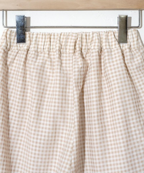flower（フラワー）の「ギンガムフレアパンツ（その他パンツ・レディース・ブラック/ベージュ・FREE）」の7枚目の写真