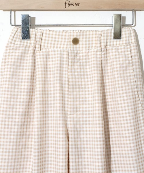 flower（フラワー）の「ギンガムフレアパンツ（その他パンツ・レディース・ブラック/ベージュ・FREE）」の11枚目の写真