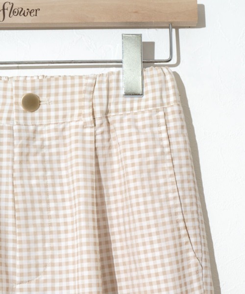 flower（フラワー）の「ギンガムフレアパンツ（その他パンツ・レディース・ブラック/ベージュ・FREE）」の12枚目の写真
