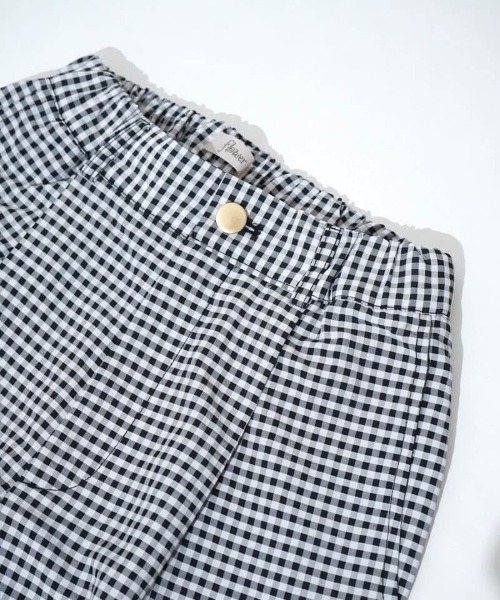 flower（フラワー）の「ギンガムフレアパンツ（その他パンツ・レディース・ブラック/ベージュ・FREE）」の20枚目の写真