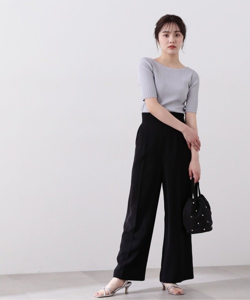 PROPORTION BODY DRESSING(プロポーションボディドレッシング)の「2WAYスクエアーリブニット / 1214170414(ニット/セーター・レディース・ホワイト/ブラック系その他/グレー・FREE)」の10枚目の写真