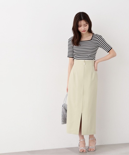PROPORTION BODY DRESSING(プロポーションボディドレッシング)の「2WAYスクエアーリブニット / 1214170414(ニット/セーター・レディース・ホワイト/ブラック系その他/グレー・FREE)」の14枚目の写真