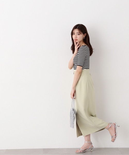 PROPORTION BODY DRESSING(プロポーションボディドレッシング)の「2WAYスクエアーリブニット / 1214170414(ニット/セーター・レディース・ホワイト/ブラック系その他/グレー・FREE)」の15枚目の写真
