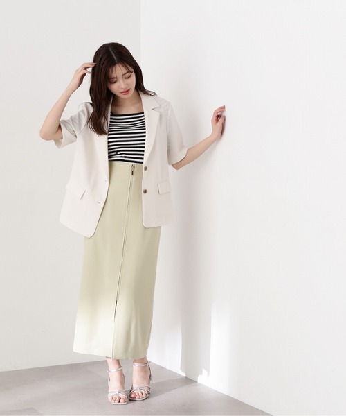 PROPORTION BODY DRESSING(プロポーションボディドレッシング)の「2WAYスクエアーリブニット / 1214170414(ニット/セーター・レディース・ホワイト/ブラック系その他/グレー・FREE)」の19枚目の写真